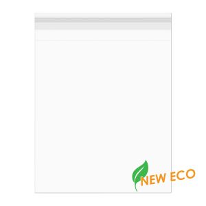 GC9 Premium Eco Clear Flap Seal Bags – 9 7/16” x 12 ¼”