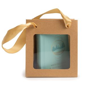 GMBW1K Kraft Merchandise Gift Bag with Window - 4