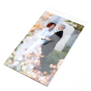 HB1220 Crystal Clear Hanging Bags Flap Seal –12 7/16” x 20 ¼”