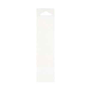 HB1X8XL Crystal Clear Hanging Bags Flap Seal – 1 ¾” x 8”