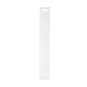 HB2H12 Crystal Clear Hanging Bags Flap Seal – 2 ¾” x 12 1/16”
