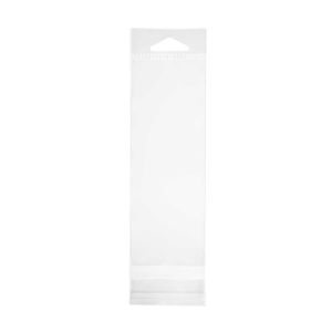 HB2H5 Crystal Clear Hanging Bags Flap Seal – 2 7/8” x 5 5/8”