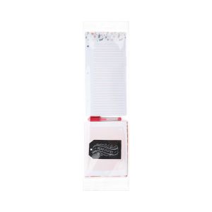 HB415 Crystal Clear Hanging Bags Flap Seal –4 5/8” x 15”