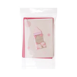 HB5B2 Crystal Clear Hanging Bags Flap Seal –5” x 6”