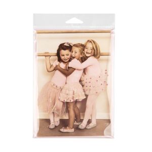HB75 Crystal Clear Hanging Bags Flap Seal –5 7/16” x 7 ¼”