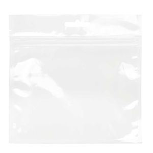 HZB64 Clear Zip Top Hanging  Bag – 6” x 4”