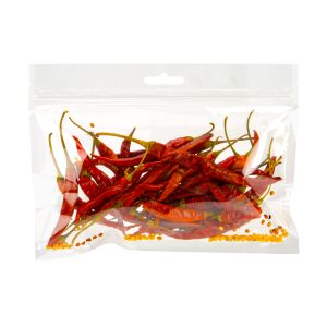 HZB85 Clear Zip Top Hanging  Bag – 8” x 5”