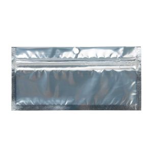 HZBB8CW Zip Top Hanging  Bag – Clear Front/White Back – 5 ½” x 1 ¾”