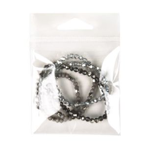 J3T Crystal Clear Jewellery Top Loading Hang Bags – 3” x 3” (Top Loading)