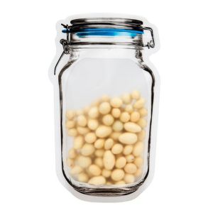 JARLG Clamp Lid Jar Shaped Zipper Pouch - 5 7/8