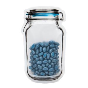JARMD Clamp Lid Jar Shaped Zipper Pouch - 4 11/16