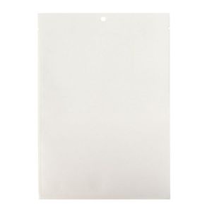 KHS69WK White Kraft Compostable Heat Seal Bag - 6