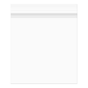 LB1319PC Laminated Crystal Clear Protective Closure Bags -  13 7/16