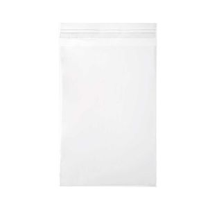 LB6H9H Laminated Crystal Clear Flap Seal Bags -  6 1/2