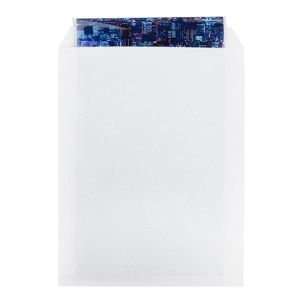MB2W White Paper Merchandise Bag - 6 1/4