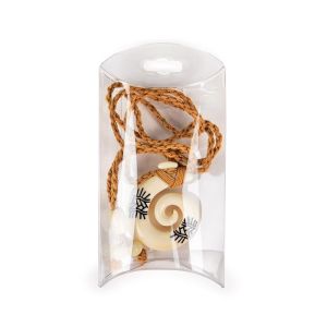 PB100 Crystal Clear Pillow Boxes with Optional Hanger – 2 ½” x 4” x 7/8” - Middle length 3 1/8