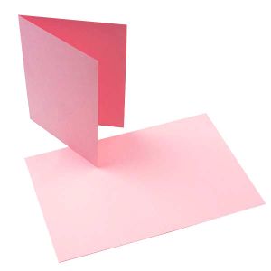 PC204 Basis Pink Cover Stock 80# – 4 ¼” x 5 ½”