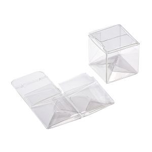 PLB103 Crystal Clear Pop-N-Lock Boxes – 1 ½” x 1 ½” x 1 ½”