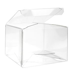 PLB115 Crystal Clear Pop-N-Lock Boxes – 3 ½” x 3 ¼” x 2 3/8”