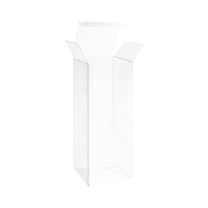 PLB137 Crystal Clear Pop-N-Lock Boxes – 2” x 2” x 6”