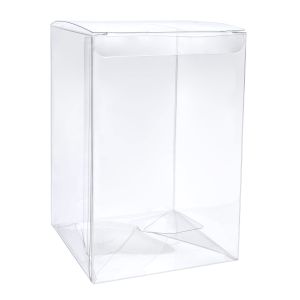 PLB138 Crystal Clear Pop-N-Lock Boxes – 4” x 4” x 6”