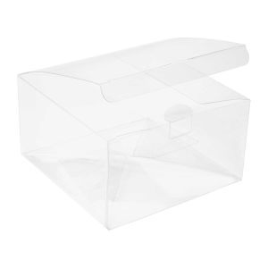 PLB206 Crystal Clear Pop-N-Lock Boxes – 7 1/8” x 7 1/8” x 3”