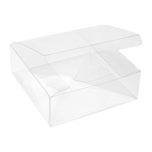 PLB207 Crystal Clear Pop-N-Lock Boxes – 8 1/8” x 8 1/8” x 3”