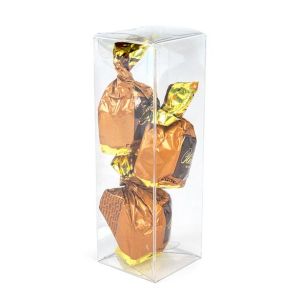 PLB34R Recyclable Crystal Clear Pop & Lock Boxes - 1 5/8