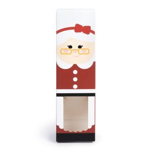 SKB228MC Mrs. Claus Printed Paper Window Box - 2 1/4