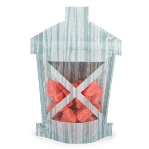 SP7LZ Lantern Shaped Stand Up Zipper Pouch - 6