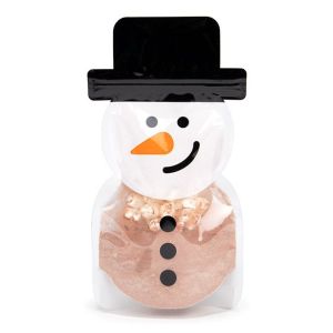 SP7SZ Snowman Shaped Zipper Pouch - 5 1/2