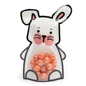 SP9BZ Bunny Shaped Zipper Pouch - 6 1/16