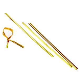TT6MG Gold Metallic Plastic Twist Tie - 6