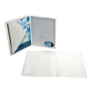 VINA7 Vinyl Card Wallet holds A7 Envelope & Card - 7 5/8