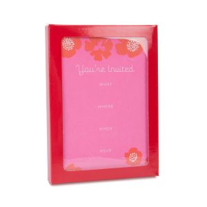 WGRG2 Gloss Red Paper Window Box – 4 7/8” x 6 5/8” x 5/8”