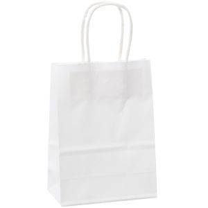 WPHB0596 White Paper Handle Bags - 5