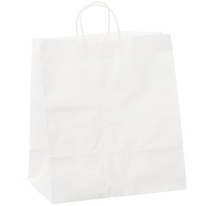 WPHB1496 White Paper Handle Bags - 14