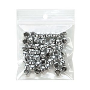 Z3R33 3 Mil Crystal Clear Zip Bags – 3” x 3” (Round Hang Hole)