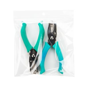 Z3R66 3 Mil Crystal Clear Zip Bags – 6” x 6” (Round Hang Hole)