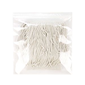 Z4R1313 4 Mil Crystal Clear Zip Bags – 13” x 13” (Round Hang Hole)