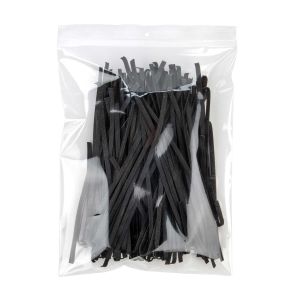 Z4R912 4 Mil Crystal Clear Zip Bags – 9” x 12” (Round Hang Hole)