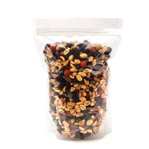ZBG69 Standard Clear Stand Up Zipper Pouch – 7” x 3 7/8” x 9 15/16”