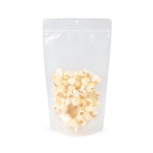 ZBGERR4F Frosted Recyclable Stand Up Zipper Pouch with RETAIN™ - 6 3/4