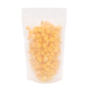 ZBGF4 Matte Frosted Stand Up Zipper Pouch – 6 ¾” x 3 ½” x 11 ¼”