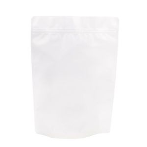 ZBGF5 Matte Frosted Stand Up Zipper Pouch - 8 1/4