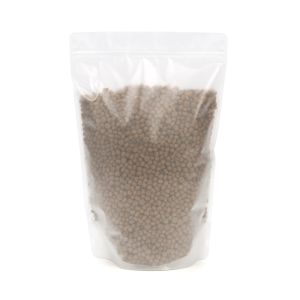 ZBGF6 Matte Frosted Stand Up Zipper Pouch – 9” x 4 ¾” x 13 ½”