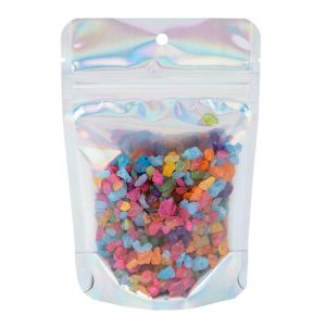ZBGH2C Holographic Backed Stand Up Zipper Pouch - 4