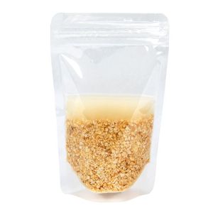 ZBGL3 Clear Liquid and Freezer Safe Stand Up Zipper Pouch - 5 1/8