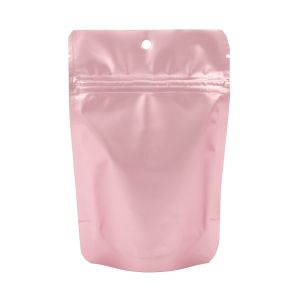 ZBGM2RG Rose Gold Metallized Zipper Pouch - 4