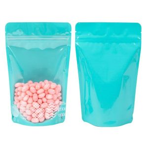 ZBGW3TE Specialty Stand Up Zipper Pouch Easter Teal - 5 1/8